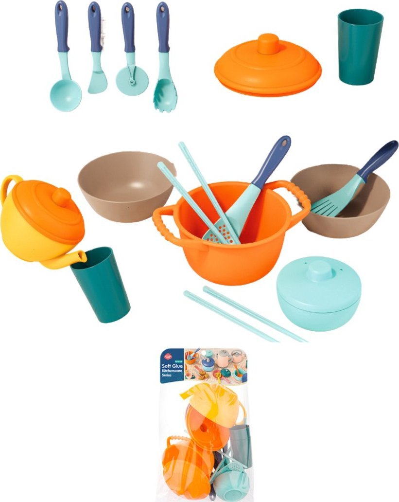 ZESTAW NACZYŃ 17 ELEMENTÓW 1SZT