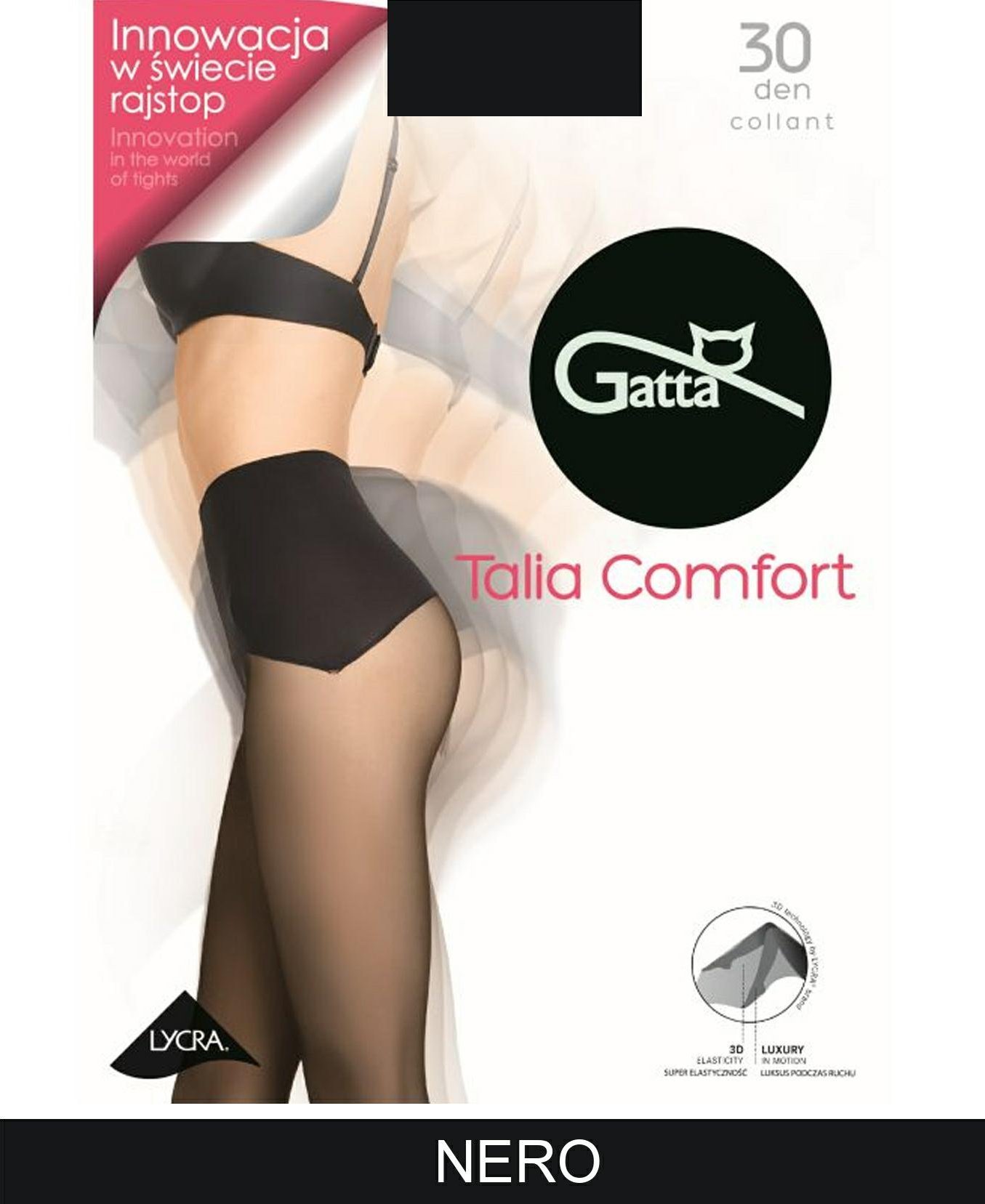 Gatta GATTA TALIA COMFORT 30DEN 1-2/Nero
