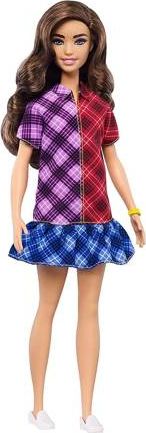 Lalka Barbie Mattel Fashionistas Modne Przyjaciółki - sukienka w kratkę (GHW53)