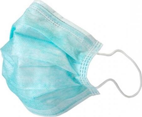 Medicininė vienkartinė dviejų sluoksnių veido kaukė (25 vnt.)