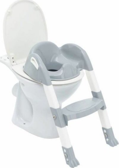 Abakus Nakładka na WC, ze stopniem, szara - THERMOBABY