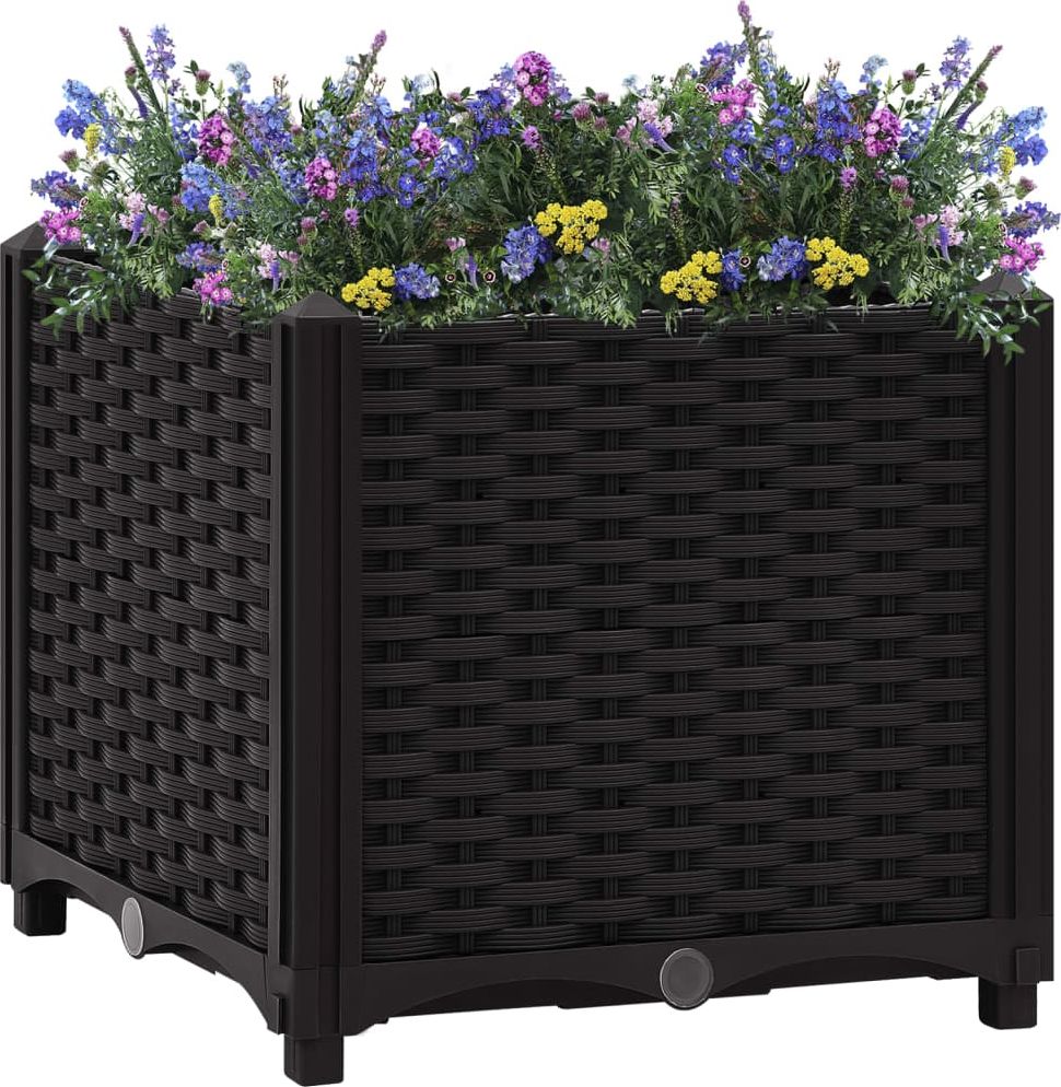 vidaXL Donica do podniesionej rabaty, 40x40x38 cm, polipropylen