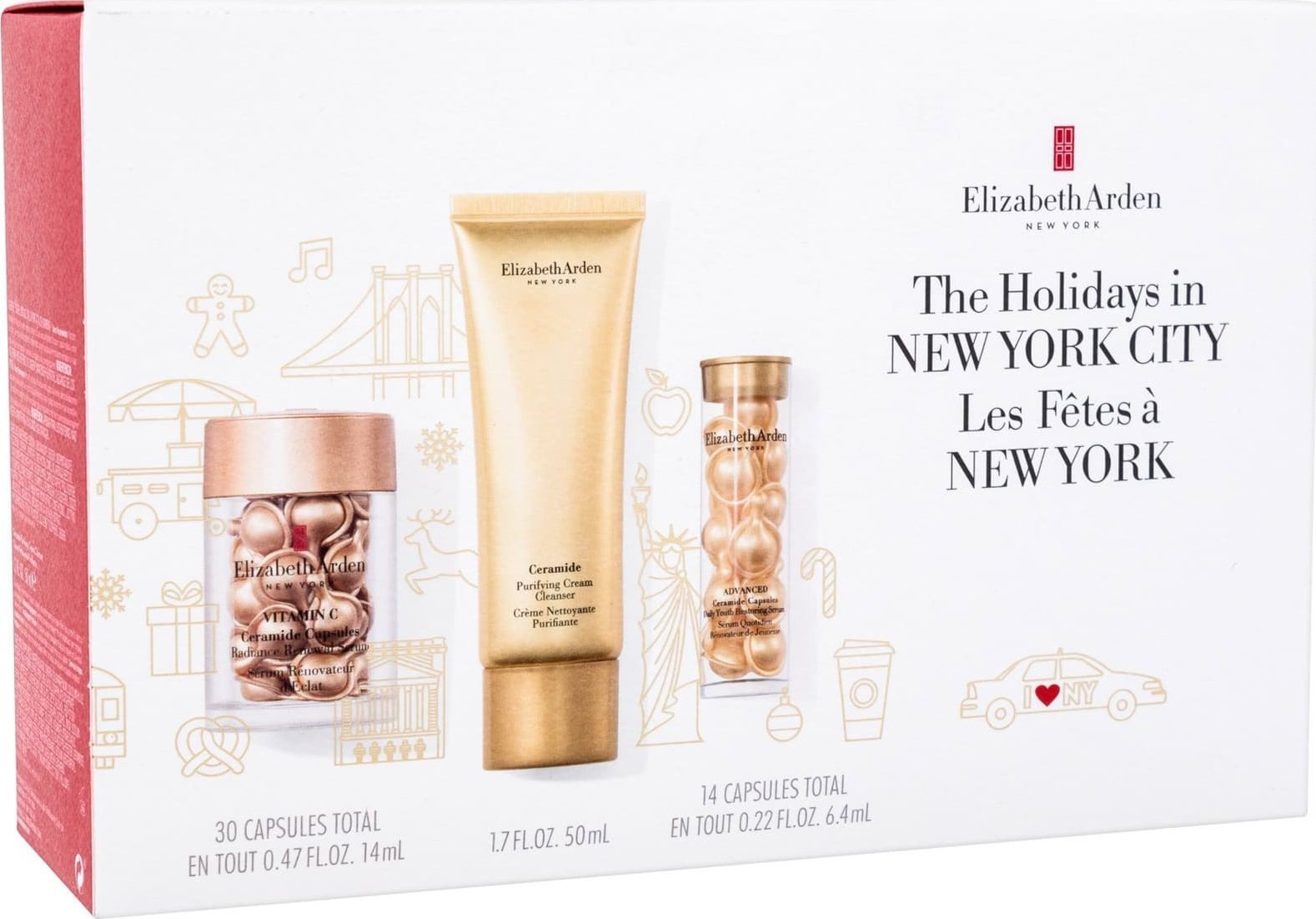 Elizabeth Arden Elizabeth Arden Ceramide Vitamin C Gift Set Serum do twarzy 30szt zestaw upominkowy