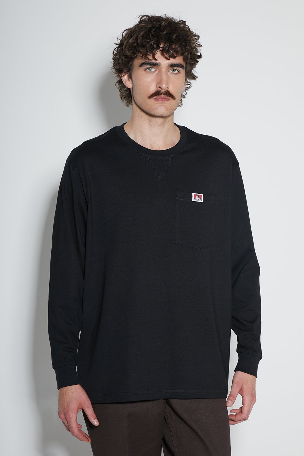 Koszulka Ben Davis LS Heavy Duty Pocket Black