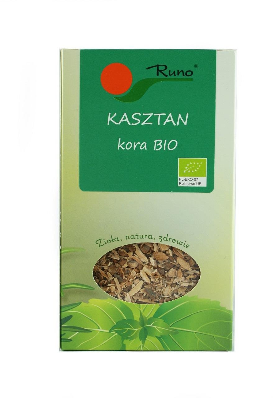 Kasztan kora kasztanowca przeciwzapalny usuwa siniaki i obrzęki ziele napar ziołowy runo 50g