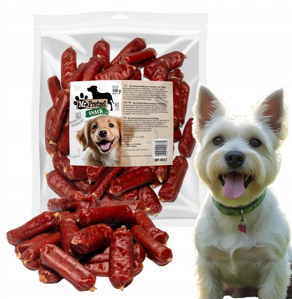 ALDA Mr. Pretzel Kiełbaski z kaczki 5 cm 500g