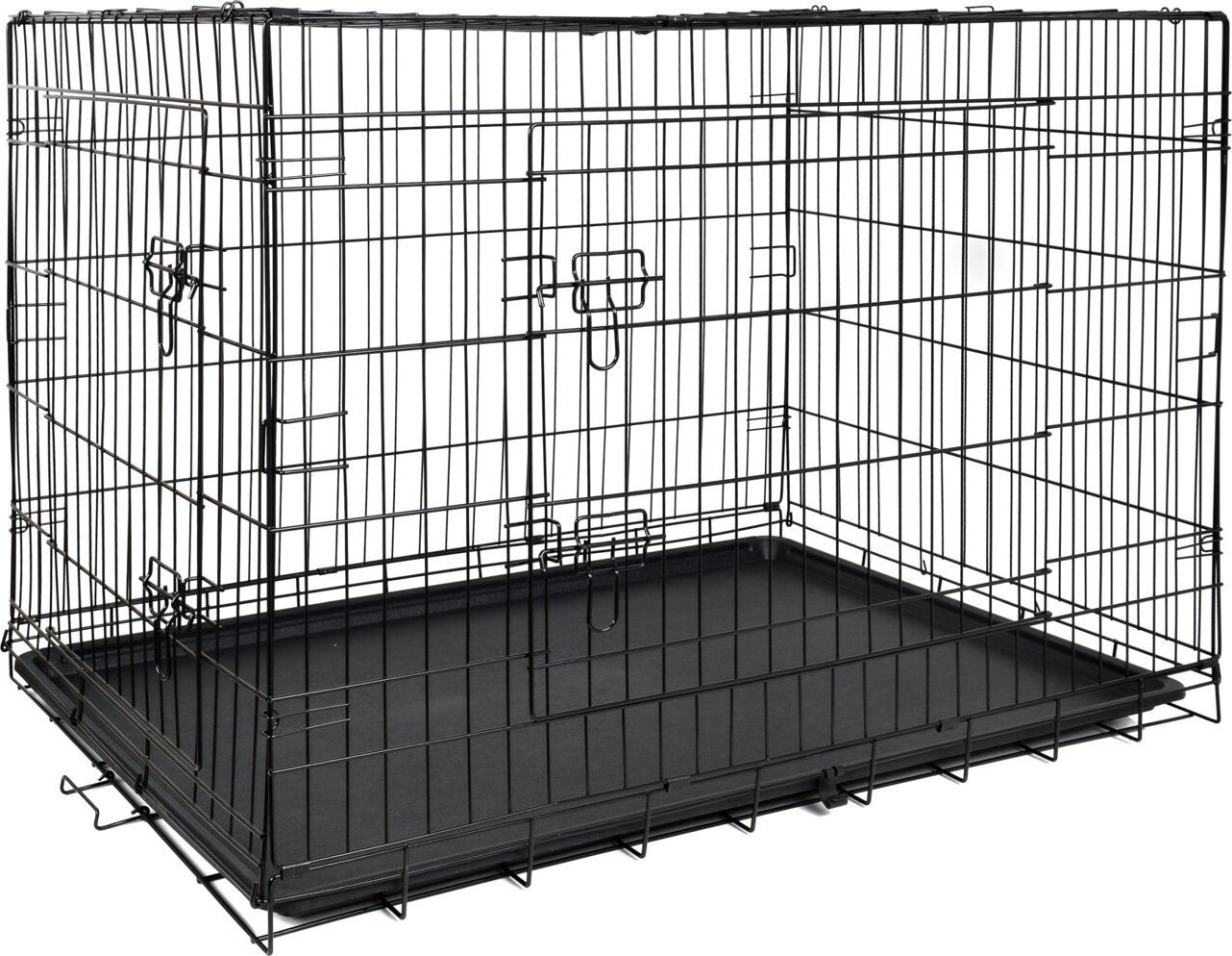 Funfit Wielofunkcyjna metalowa klatka - kojec dla psa, kota i innych zwierząt XXL