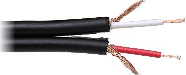 Przewód Kabel 2 x RCA CZARNY HQ |