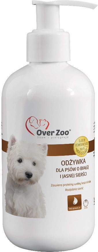 Over Zoo ODŻYWKA BIAŁA SIERŚĆ 240 ml