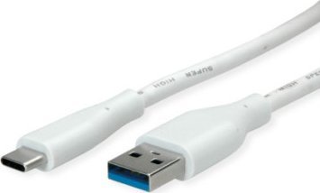 Kabel USB Value USB-A - USB-C 3 m Biały (11.99.9036)
