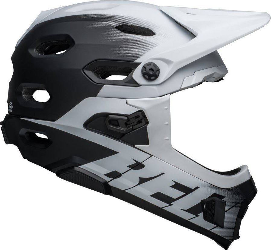 Bell Kask full face BELL SUPER DH Rozmiar kasku: M(55-59 cm), Wybierz kolor: Matte Black White