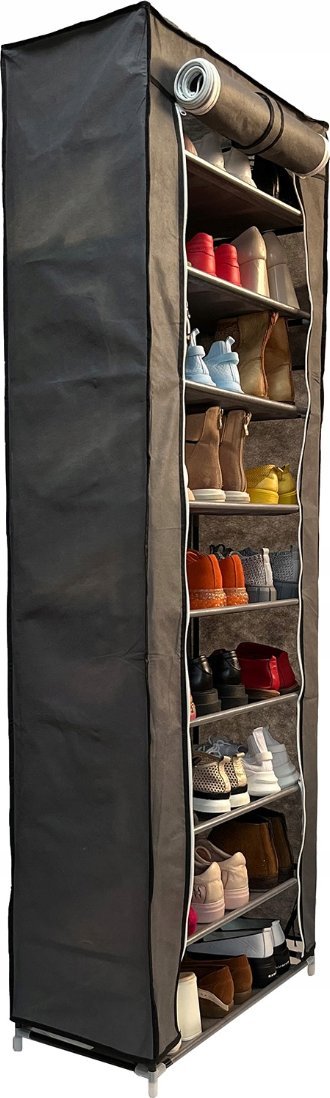 kontrast Solidna szafa tekstylna garderoba na obuwie ubrania 160cm szara