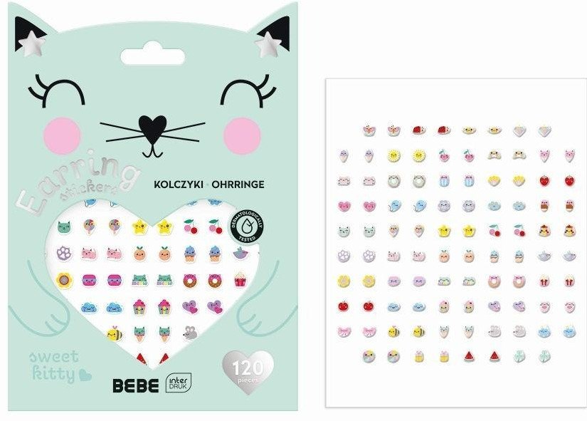 Naklejki na uszy dla dzieci 96szt BB Friends