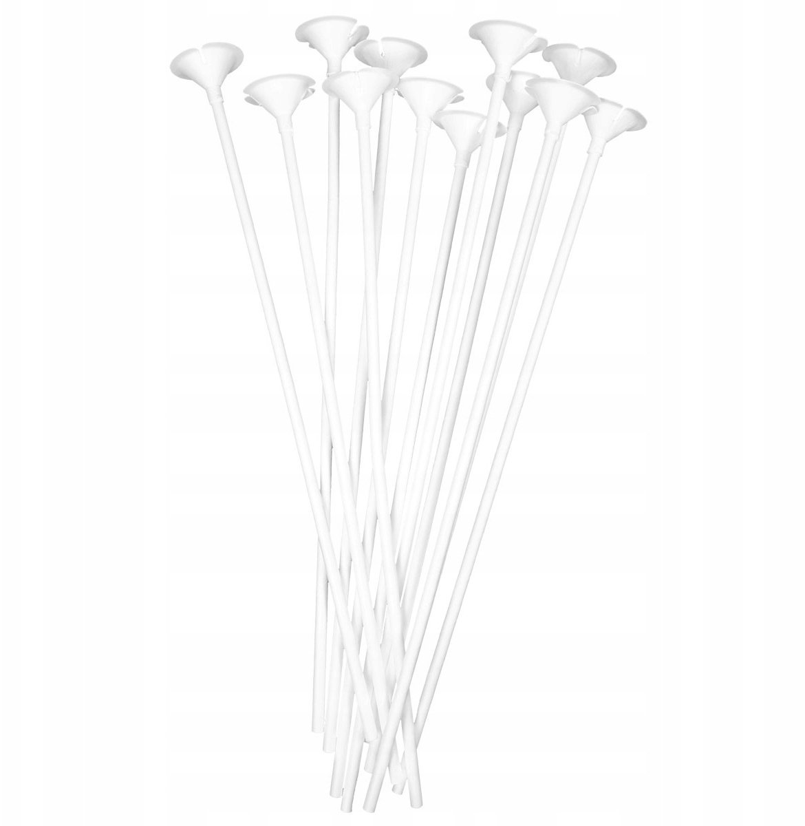Papierowe patyki do balonów 18 szt