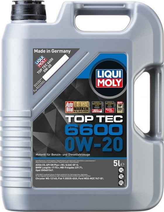 Osram Liqui Moly Olej silnik LM21411 TopTec 6600 0W-20 5