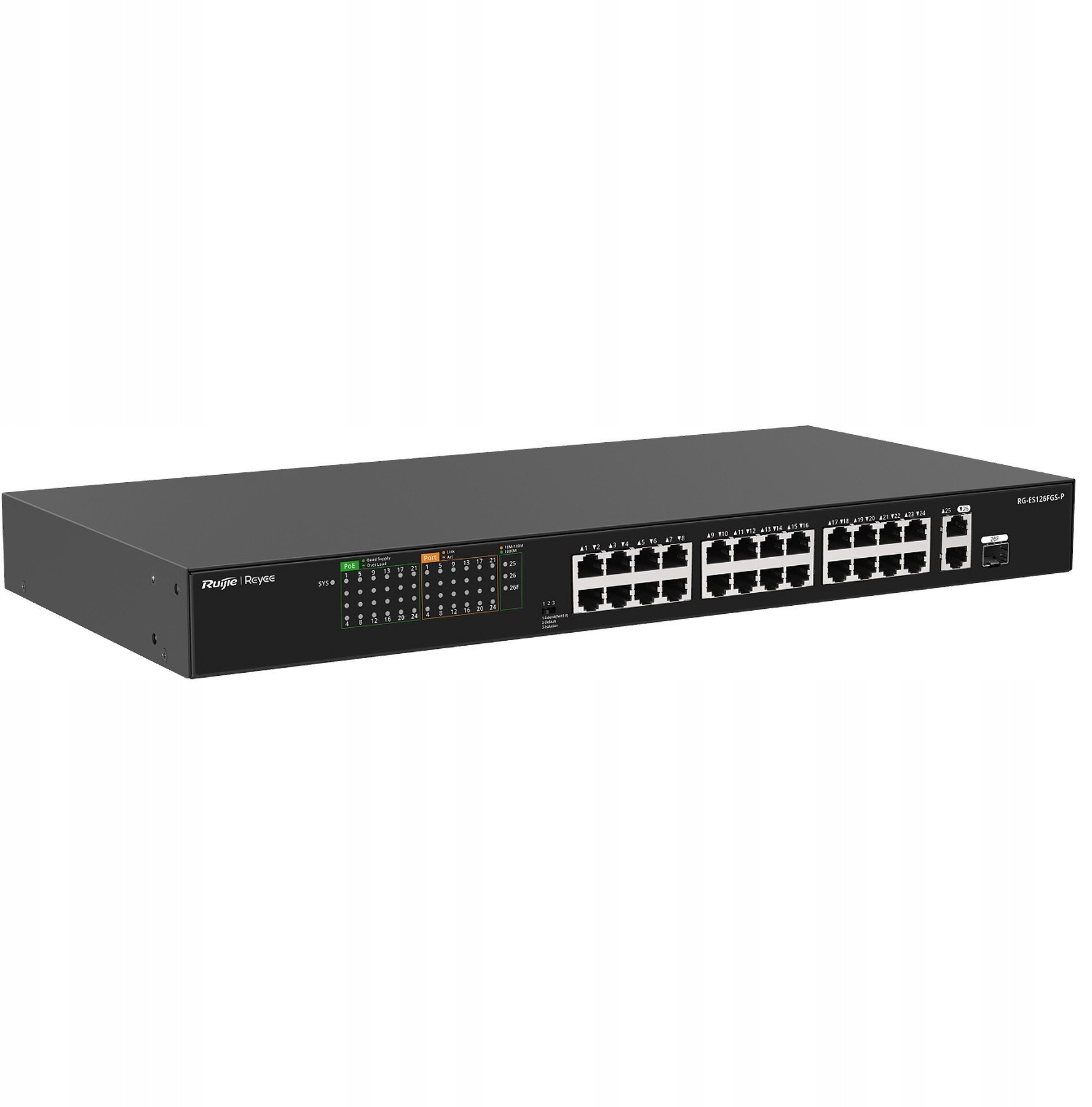 SWITCH POE RG-ES126FGS-P 24-PORTOWY REYEE