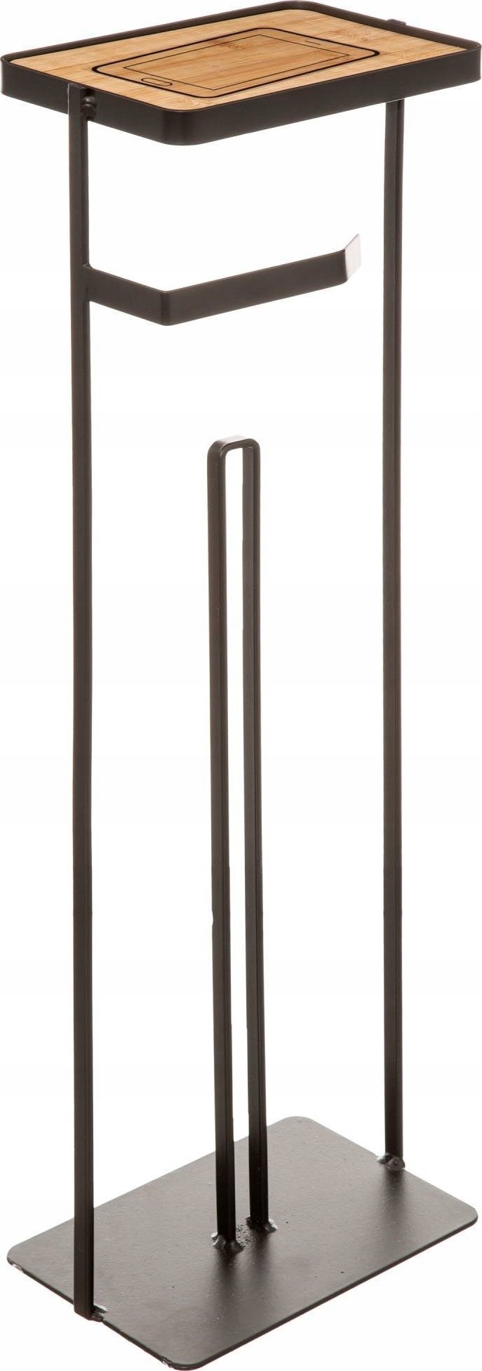 5five Stojak na papier toaletowy z zapasem, półka na telefon