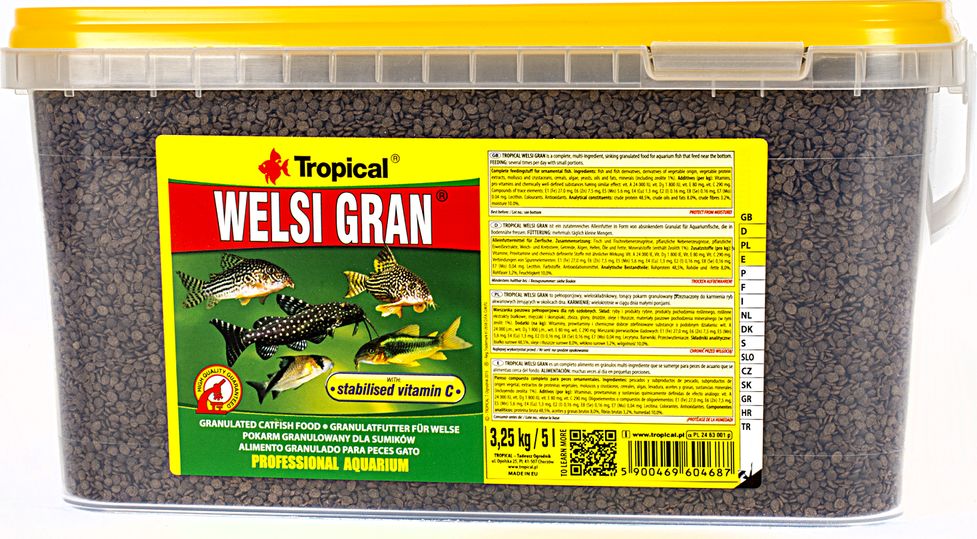 Tropical TROPICAL Welsi Gran 5000ml granulat