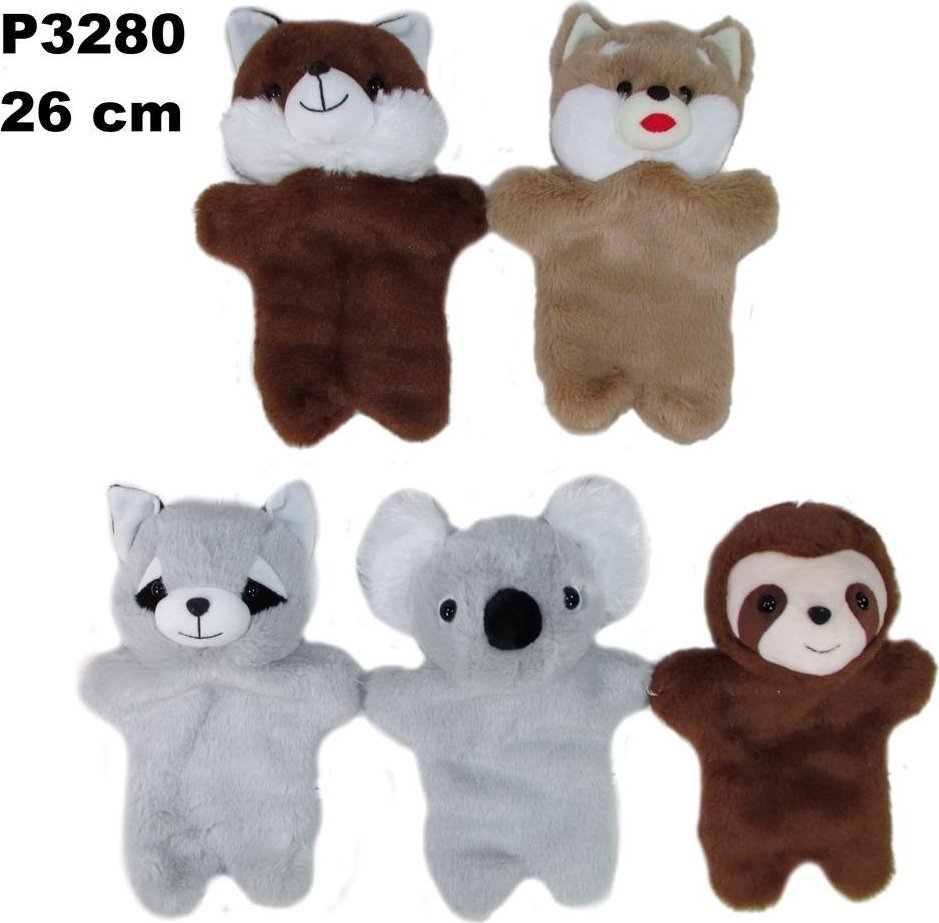 Pacynka zwierzaczek 26cm MIX