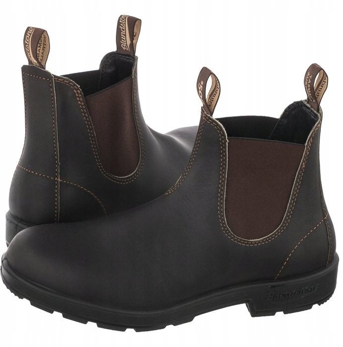 Blundstone Elastic Sided Boot 500-BROWN Brązowe 47