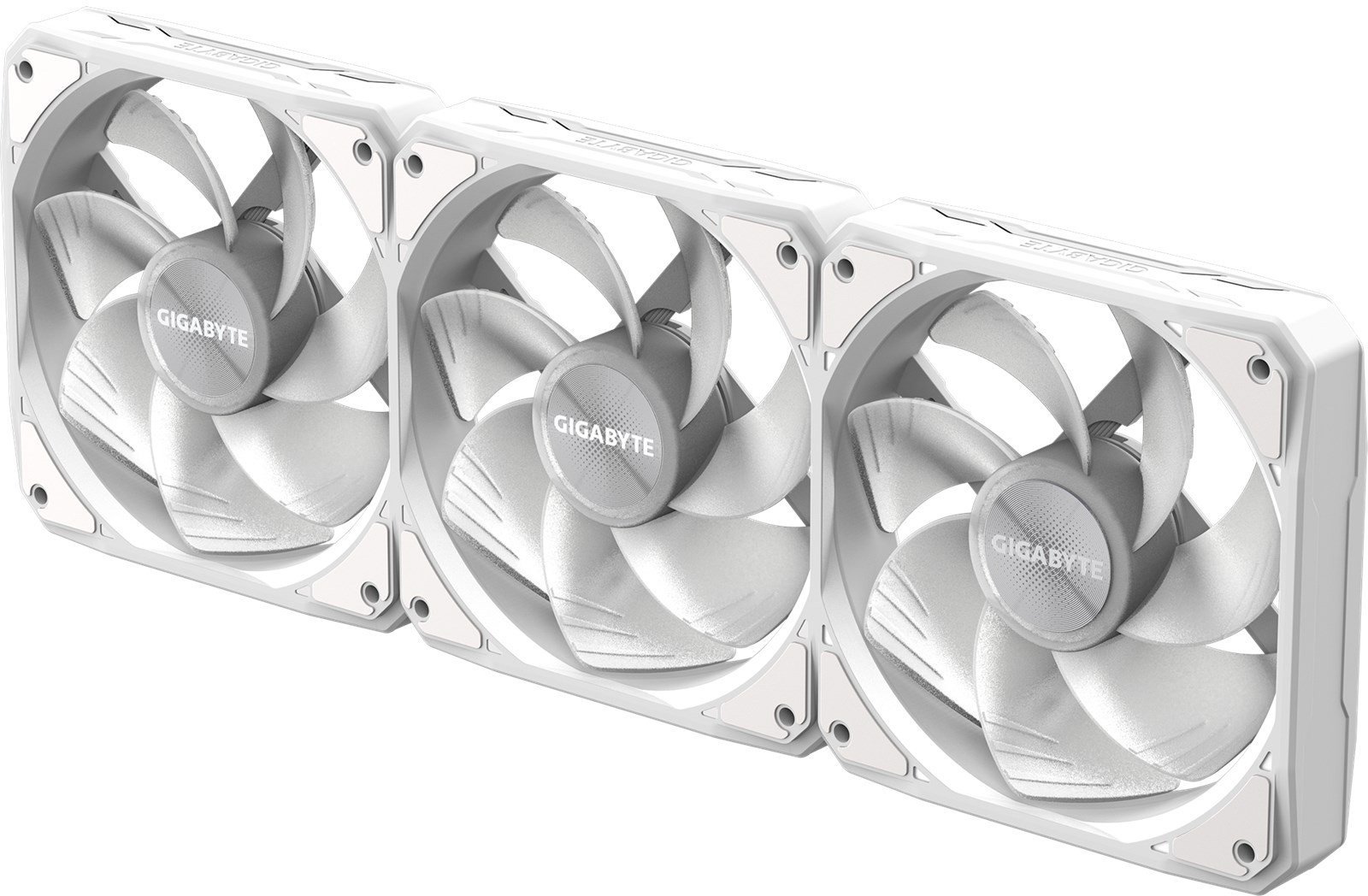 GIGABYTE ventilátor EZ CHAIN RVS FAN 3-PACK, 3x120mm, bílá