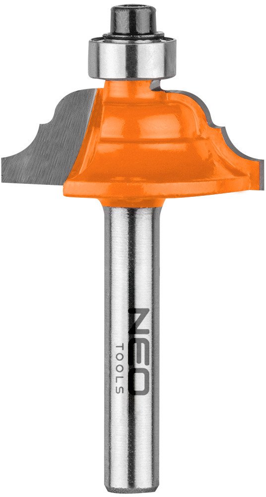 Frez kształtowy z łożyskiem, ozdobny, TCT, 28.6 x 11.7 mm, trzpień 6 mm