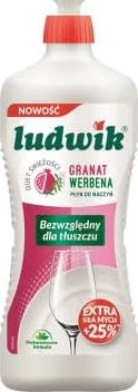 Ludwik Płyn do naczyń Premium Granat z Werbeną 900 ml