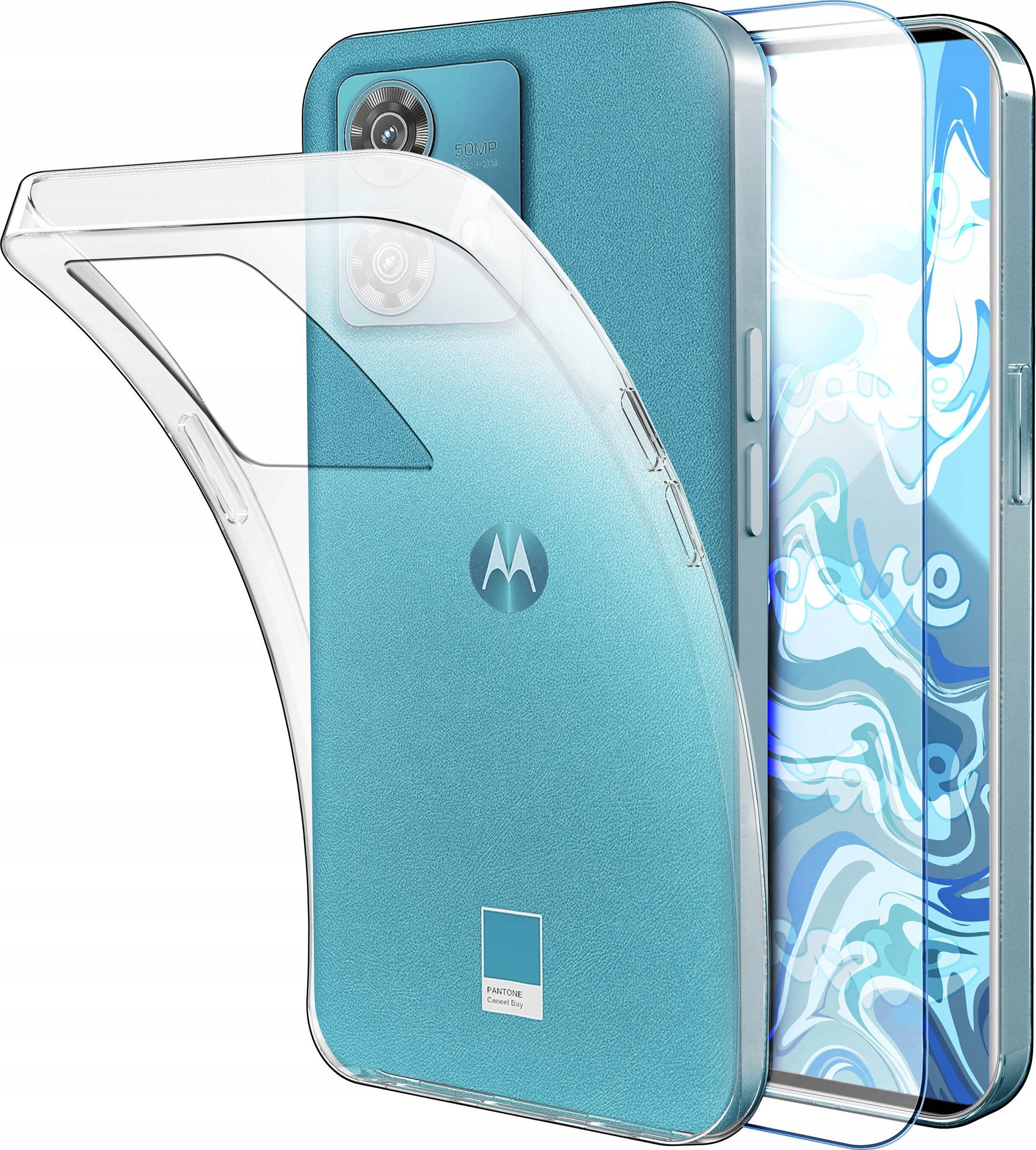 Hello Case ETUI DO MOTOROLA MOTO EDGE 40 NEO GUMOWE OBUDOWA CASE SILIKON SLIM SZKŁO