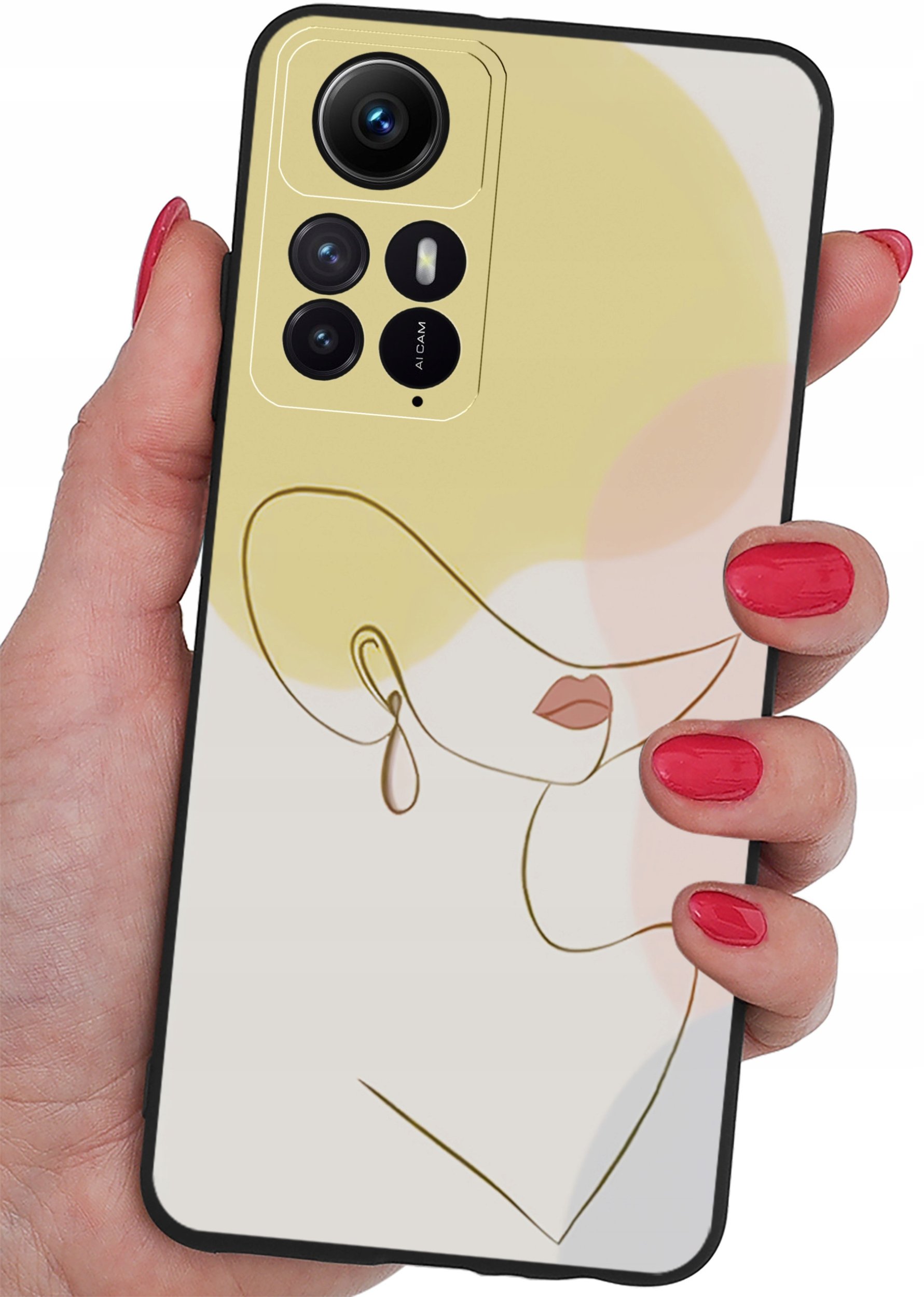 ETUI do Xiaomi Redmi Note 12S CASE WZORY + SZKŁO