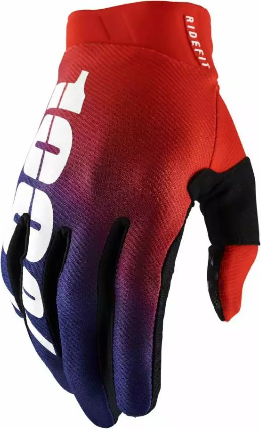 100% Rękawiczki 100% RIDEFIT Glove korp roz. L (długość dłoni 193-200 mm) (NEW)