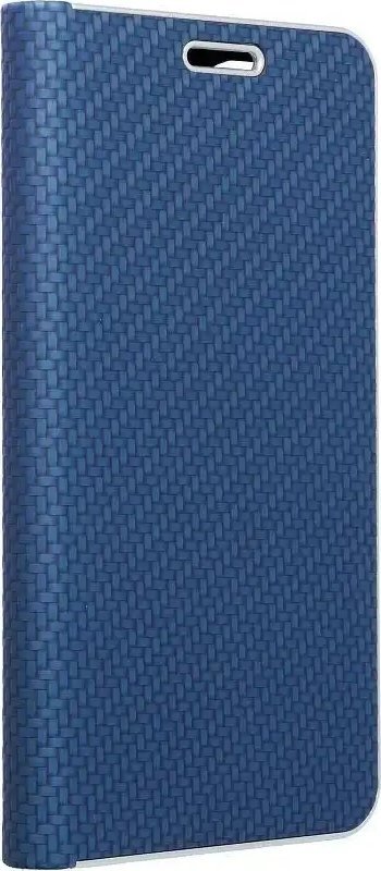 Kabura Forcell LUNA Book Carbon do SAMSUNG S22 Ultra niebieski