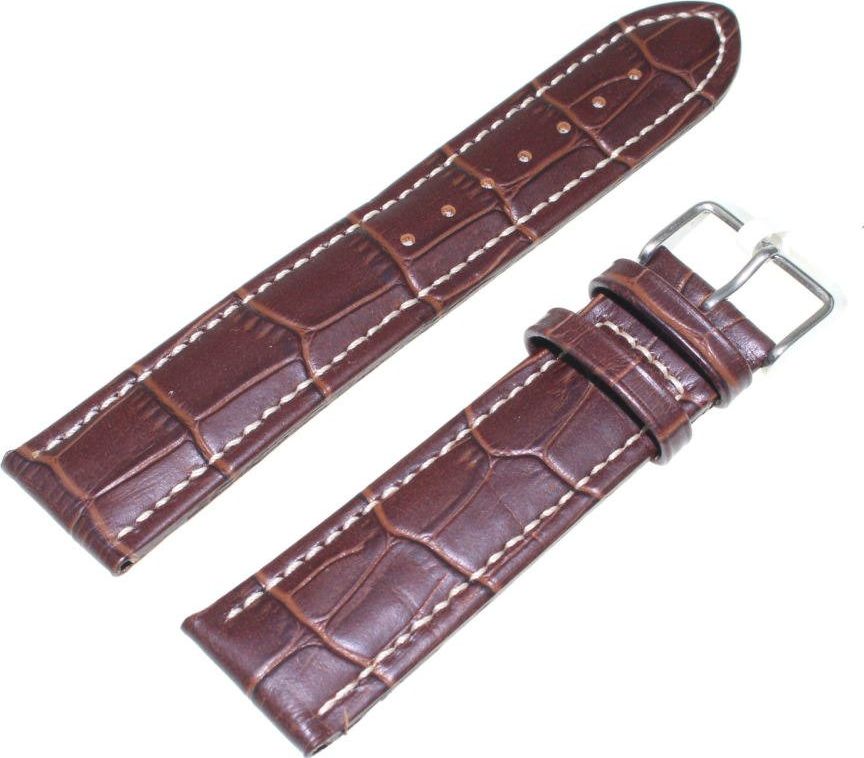 JVD Skórzany pasek do zegarka 22 mm JVD R14502-22 uniwersalny