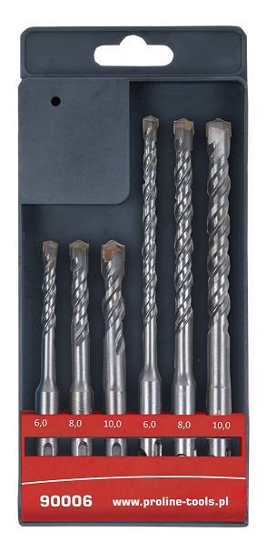 Wiertło Pro-Line do betonu SDS+ 6 10 8mm zestaw (90006)