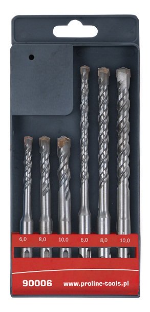Wiertło Pro-Line do betonu SDS+ 6 10 8mm zestaw (90006)