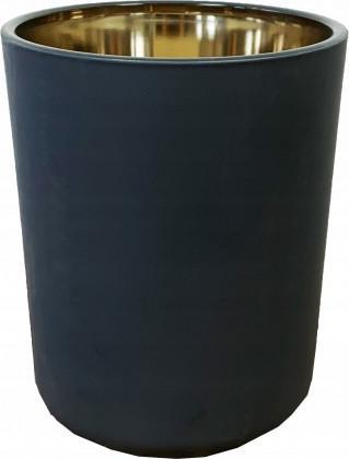 Concord Świecznik szklany glamour na tealight niebieski 12,5x10