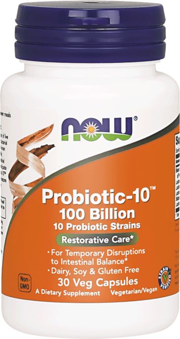 NOW Foods Probiotic-10 100 miliardów 30 kapsułek