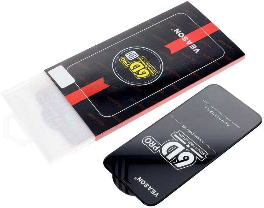 Szkło Hartowane 6D Pro Veason Glass - do Samsung Galaxy S25 Edge czarny