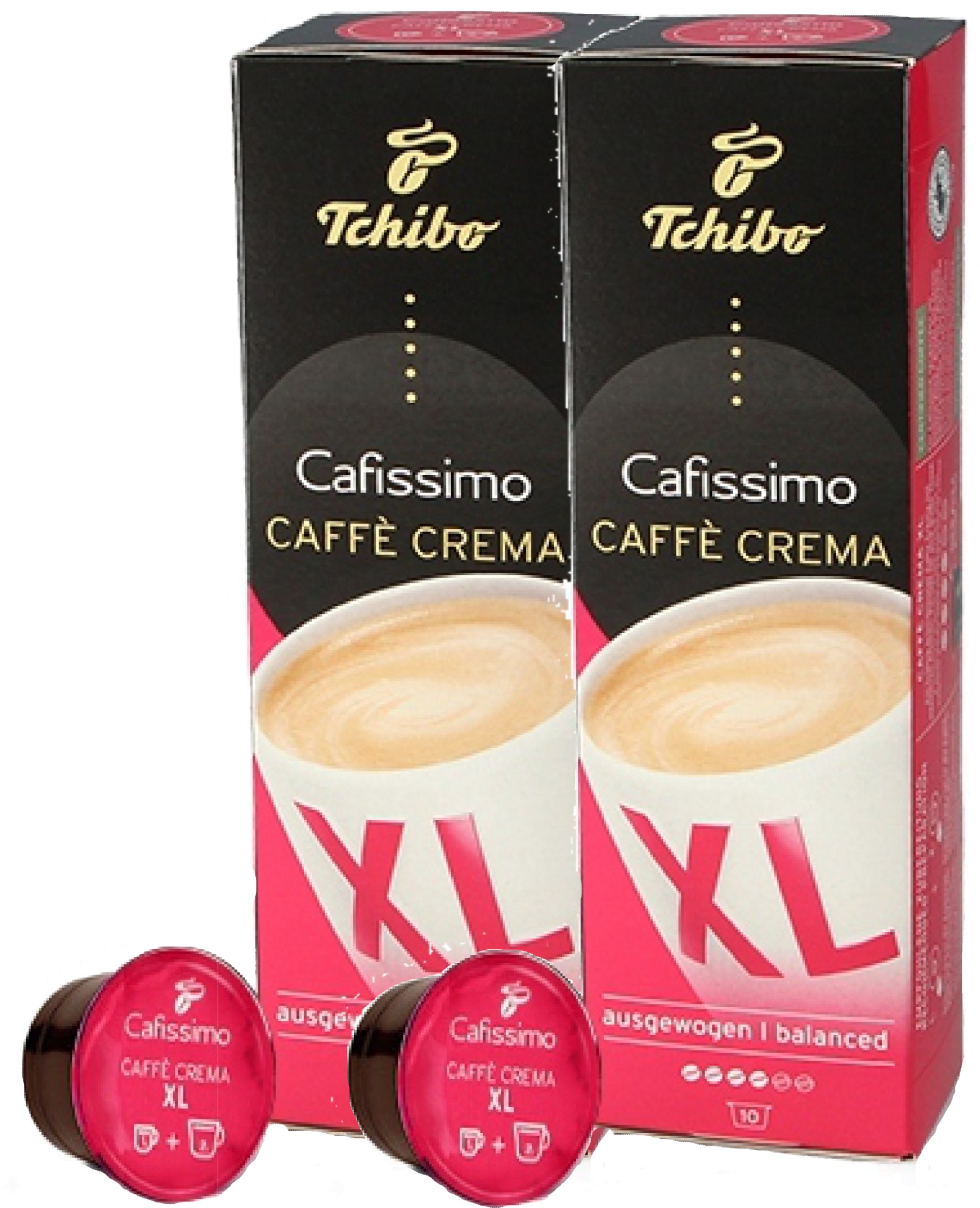 Tchibo Kapsułki Cafissimo Caffe Crema XL 2x10 szt.