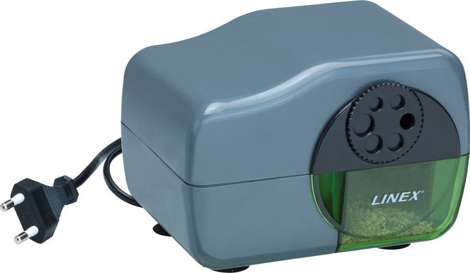 Linex LINEX ELEKTRISK BLYANTSPIDSER MED 6 HULLER, GRÅ
