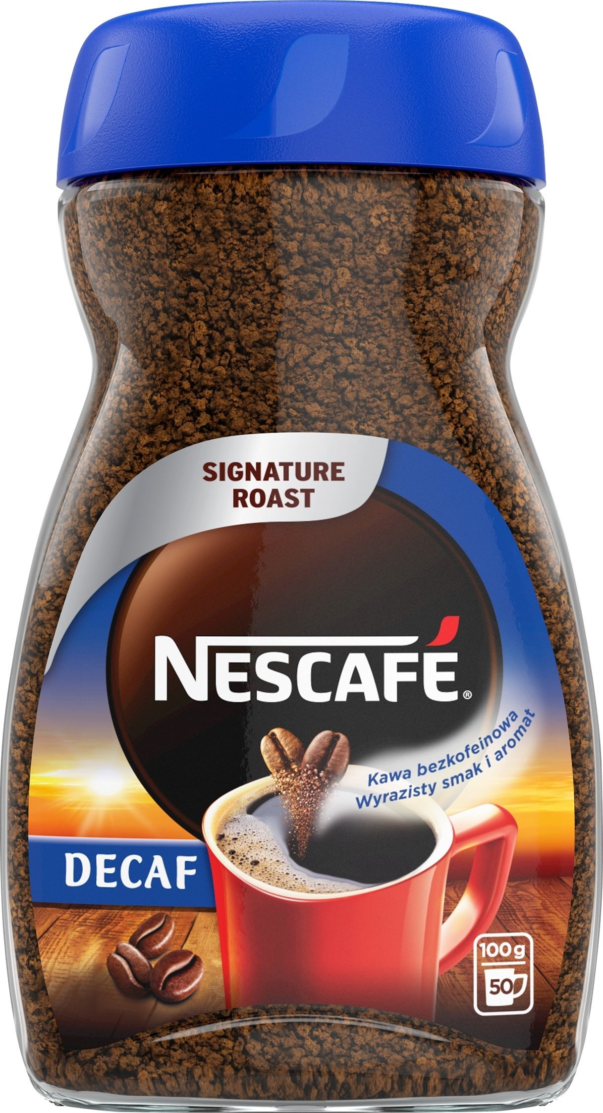 Nestle Nescaf Decaf Bezkofeinowa kawa rozpuszczalna 100 g