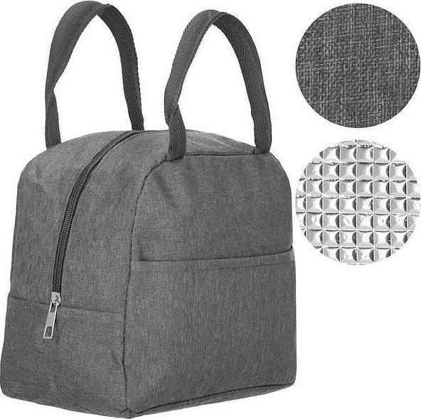 Springos Torba termiczna na jedzenie 5L na biwak, piknik, plażę szara UNIWERSALNY