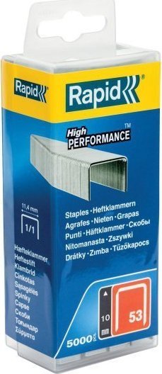 Rapid Zszywki Rapid z drutu cienkiego nr 53 (10 mm) - 5000 szt.