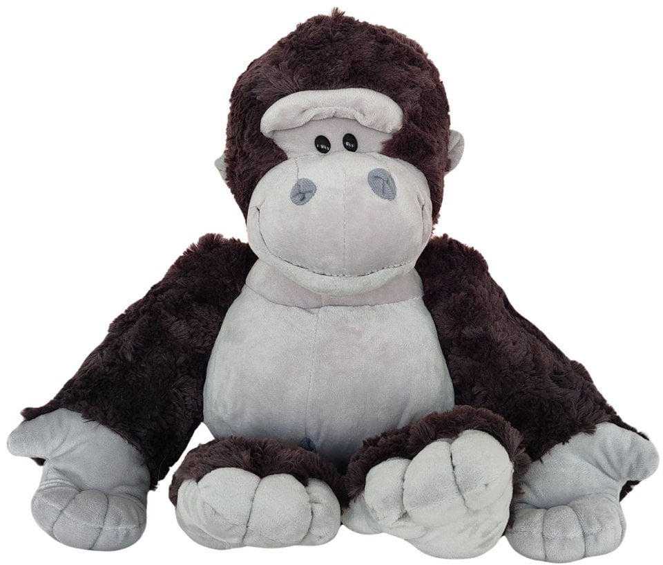 LeanToys Pluszowa Maskotka Przytulanka Goryl Ciemnoszary 22cm