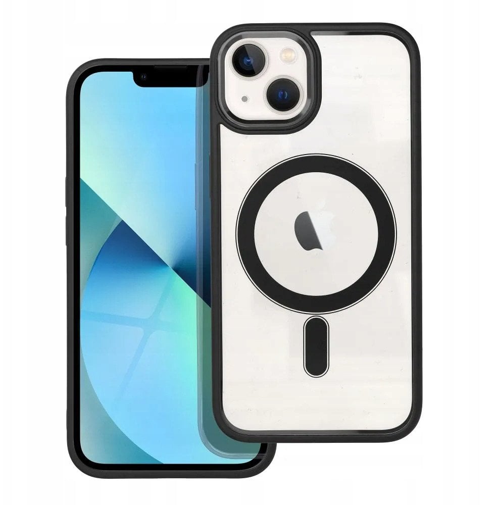 Futerał COLOR EDGE MAG COVER kompatybilny z MagSafe do IPHONE 13 czarny