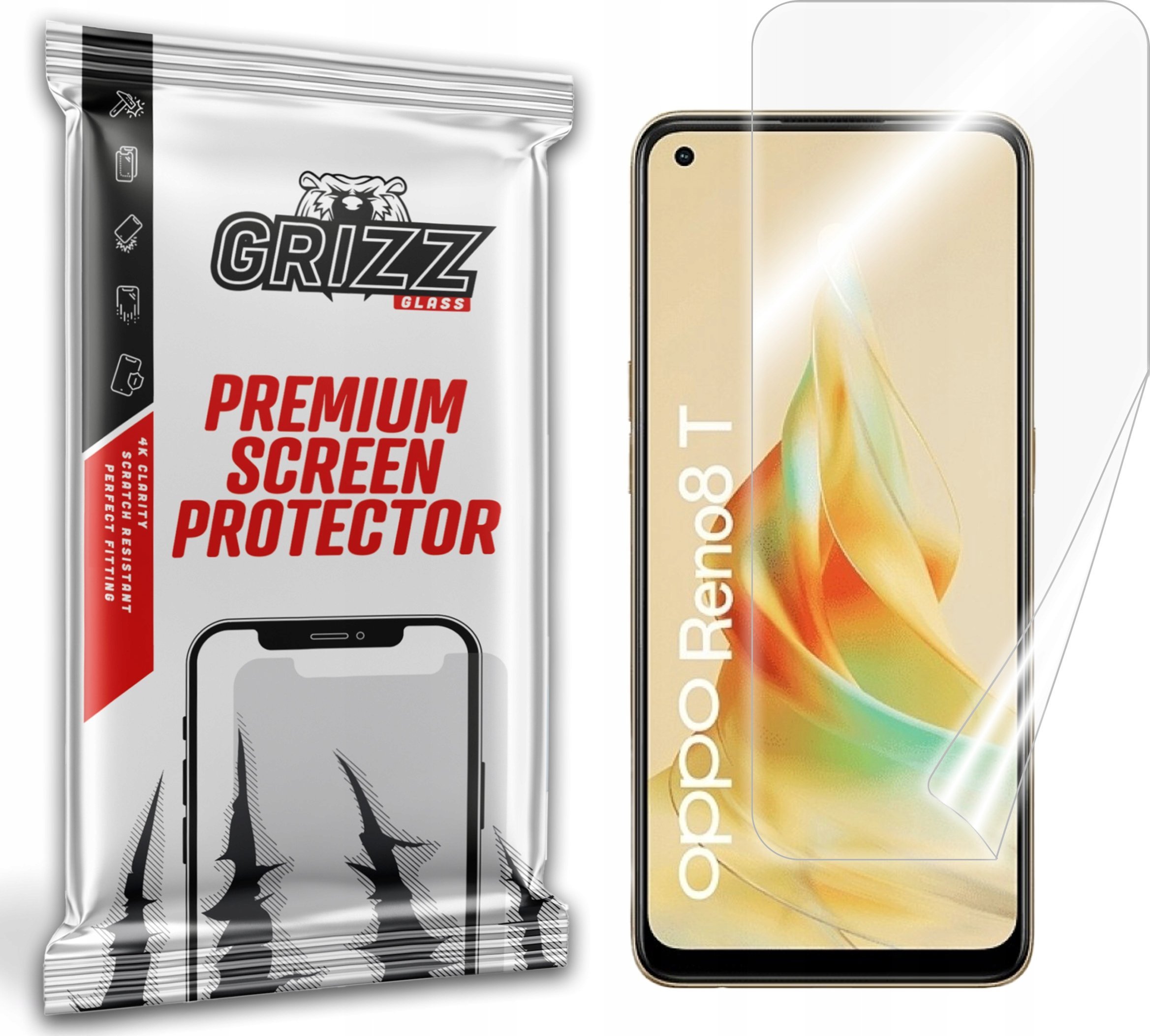 GrizzGlass Folia ceramiczna GrizzGlass CeramicFilm do Oppo Reno8 T 4G
