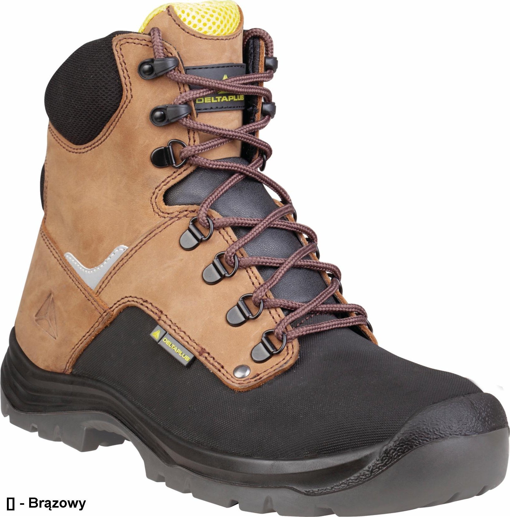 Delta Plus ATACAMA S3 SRC - WYSOKIE TRZEWIKI Z KRUPONU I DWOINY BYDLĘCEJ POWLEKANE PU 37