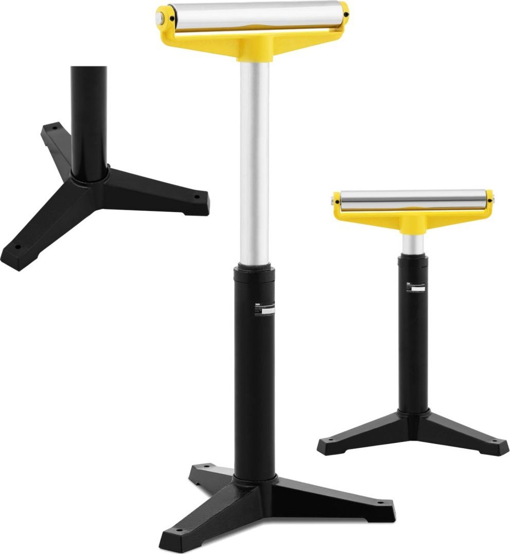 MSW Stojak podajnik rolkowy do doprowadzania materiału dłużyc do 800 kg wys. 600-970 mm