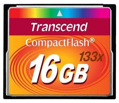 Karta Transcend 133x Compact Flash 16 GB (TS16GCF133)