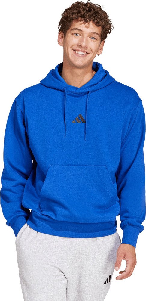 Bluza męska adidas Essentials Feelcozy Fleece niebieska JE3800 XL