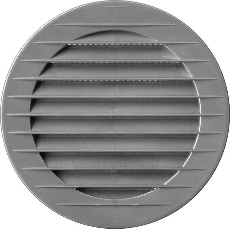 airRoxy kratka okrągła z siatką 60 szary /kpl 4 szt/ 02-262